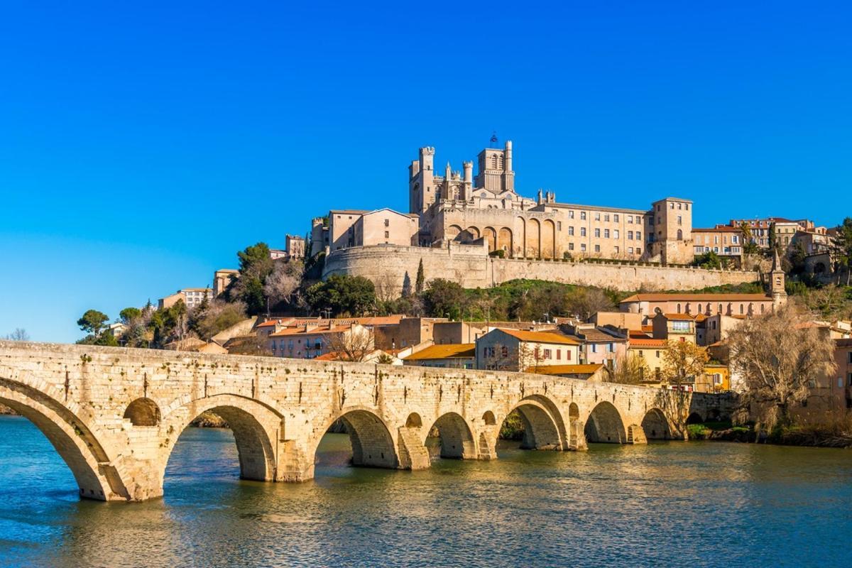 T2 Cathedrale & Torre Ventosa - Central - Clim - Wifi - Balcon - Free Parking Sur Demande Beziers Exterior photo